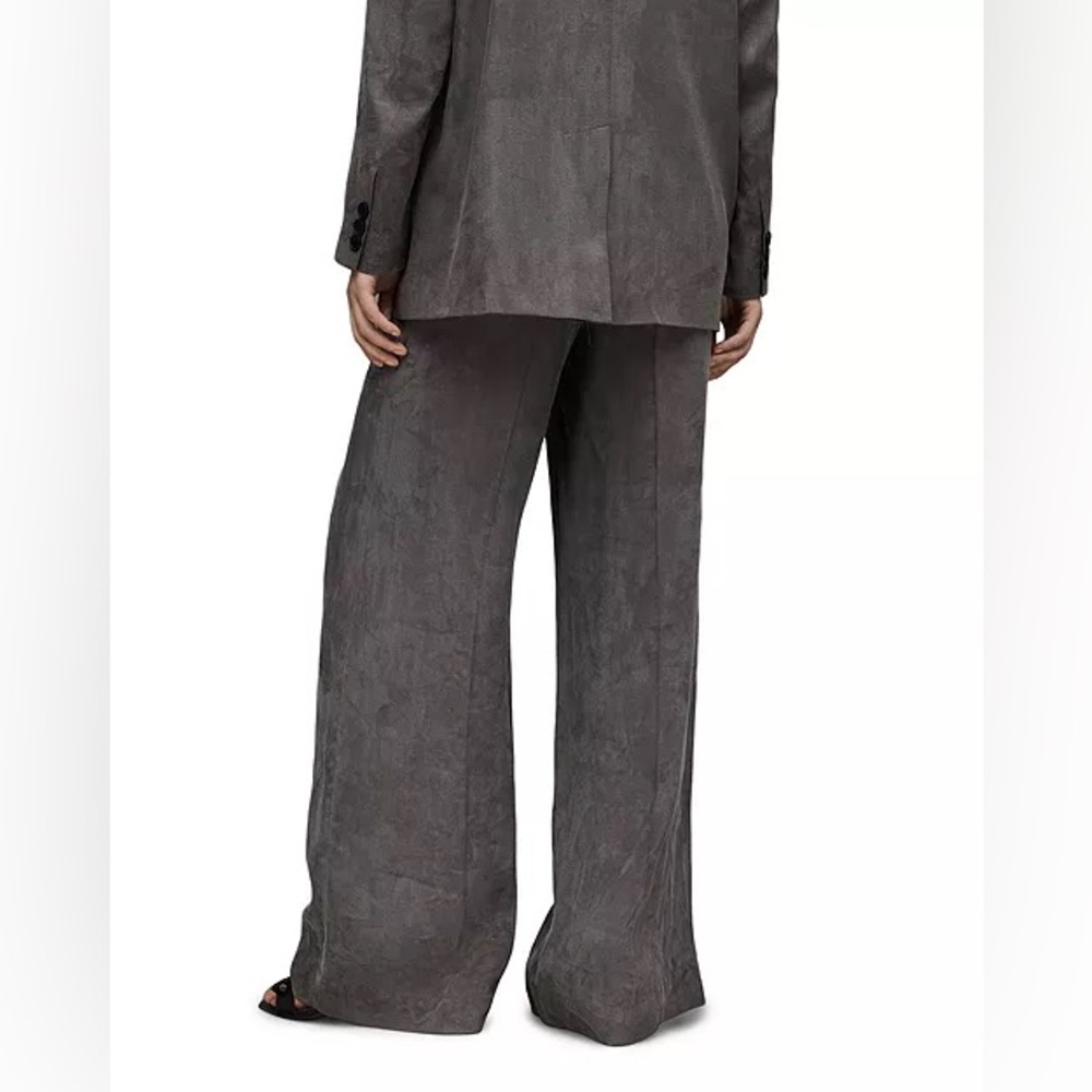 AllSaints The Elle Pants In Grey Size 6 New - Picture 3 of 12